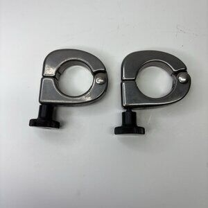 Genuine OEM Harley Davidson‎ Billet Engine Guard Footpeg Chrome Lot Of 2